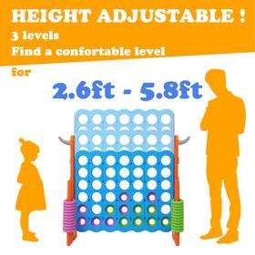 SDADI giant 4-in-row and ring toss combo in action supports social play