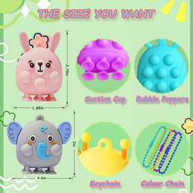 SDATOY bear 3D pop fidget toy is safe and travel friendly