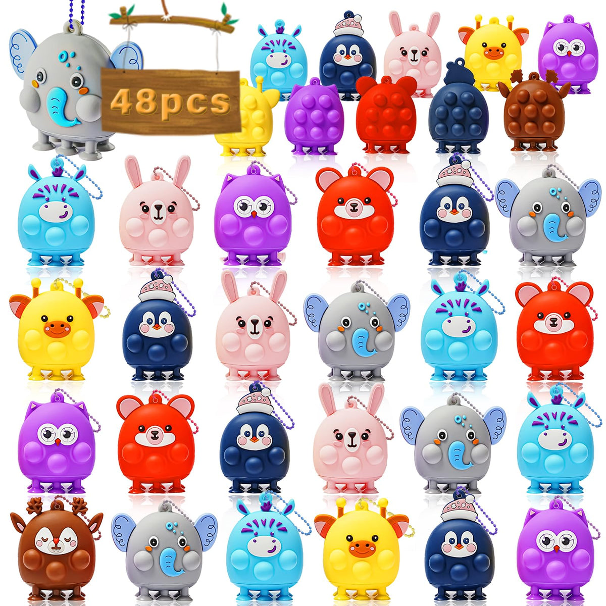 SDATOY elephant 3D pop fidget toy for sensory play and party rewards