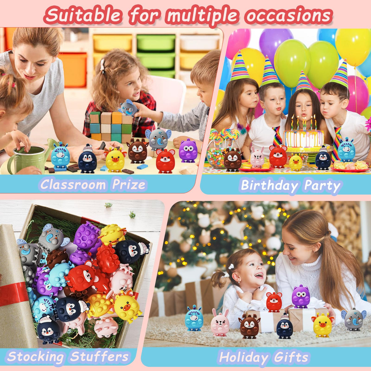 SDATOY giraffe 3D pop fidget toy easy to pocket and share