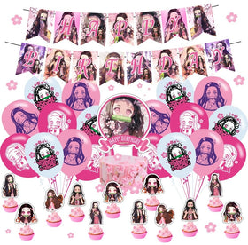 SDONY Nezuko banner for a vibrant birthday setup that photographs well.