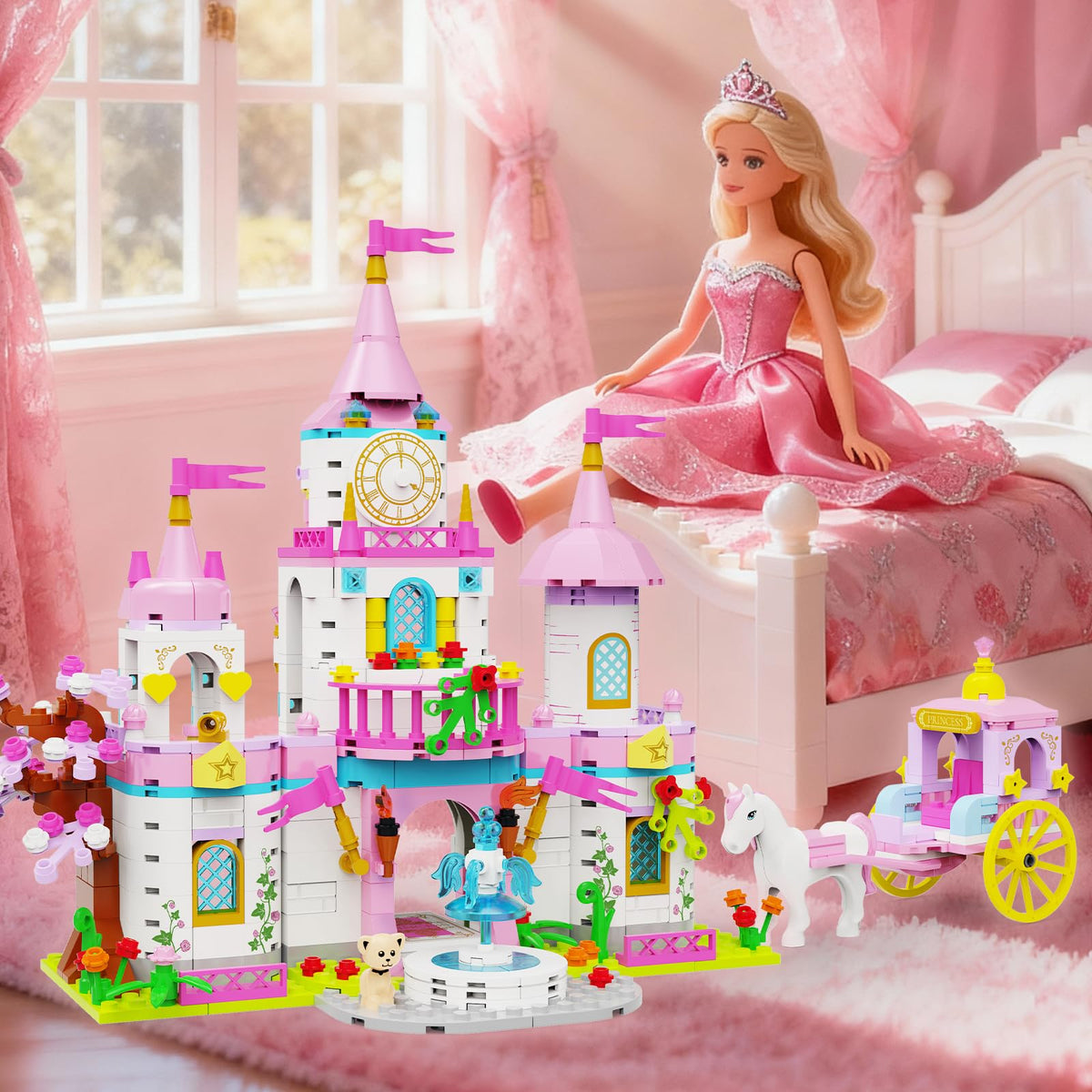 SDVWSF Princess Castle Lego Friends compatibility expands brick options