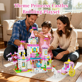 SDVWSF Princess Castle pastel towers inspire imaginative worlds and decor