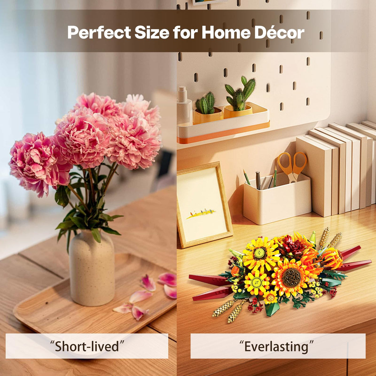 SDVWSF Sunflower petals adjustable design for natural curvature and display versatility