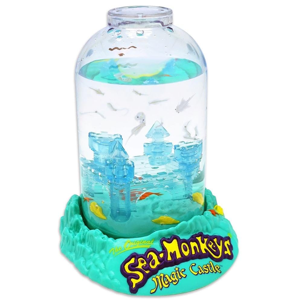 Sea Monkeys Magic Castle food packet designed to nourish tiny aquatic pets