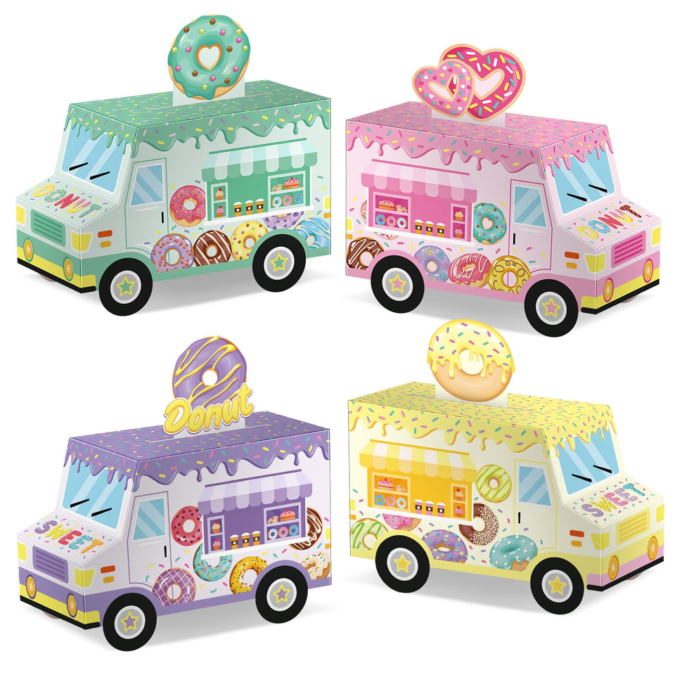Seajan donut boxes—flat-pack 24-piece set ready to fill with treats.