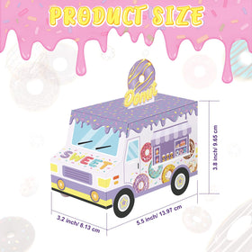 Seajan donut boxes with easy-fold design save party prep time.