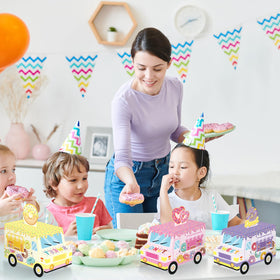 Seajan donut boxes measure 5.5x3.8x3.2 inches for gifts.