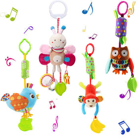 Sealive soft rattle stroller toy for teething and sensory exploration.