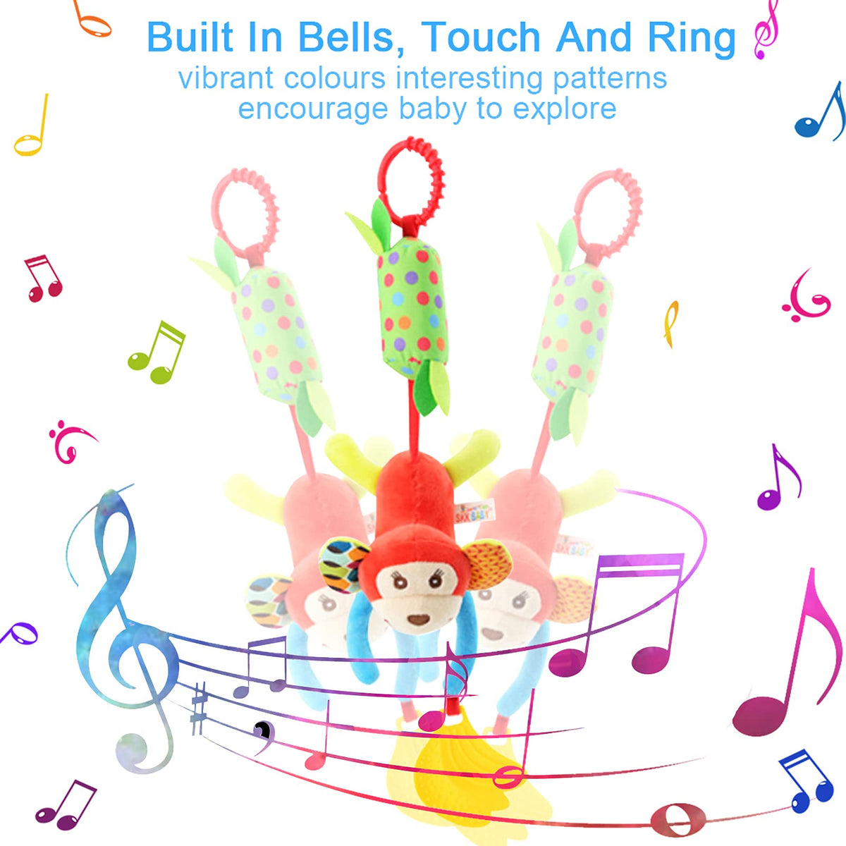 Sealive gym-mat toy secures easily for tummy-time and exploration.