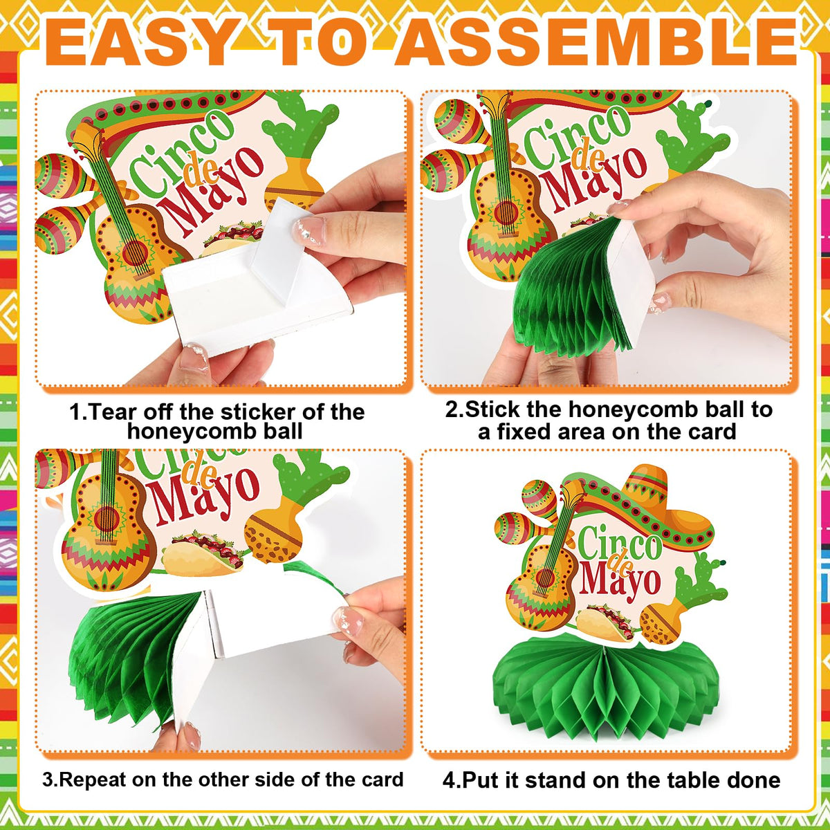 Sealmic Cinco de Mayo swirl alpaca enhances photo backdrops