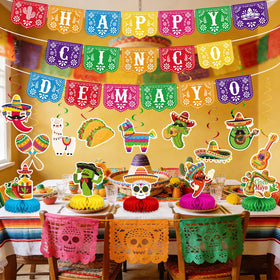 Sealmic Cinco de Mayo swirl taco accents energize fiesta decor