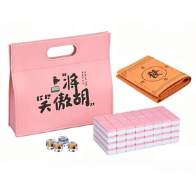 SEAMEW Pro Mahjong tiles in green and white for easy reading and traditional gameplay.