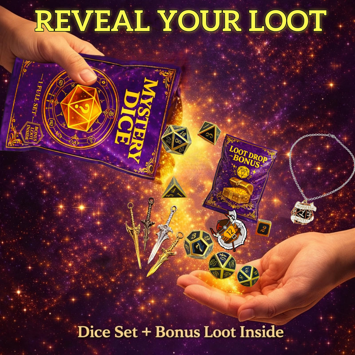 Sean's Choice dice collector packaging unboxing captures anticipation.