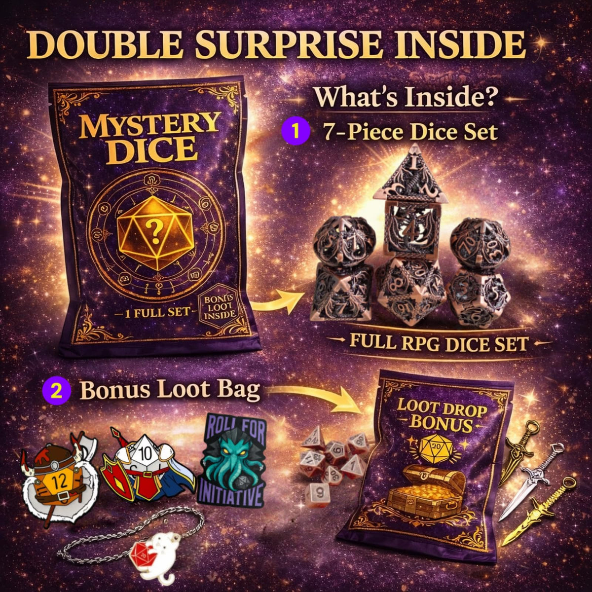 Sean's Choice random loot bag rewards entice collectors with surprise gear.