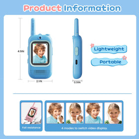 Seaonar long-range video walkie talkie outdoors up to 1000 feet