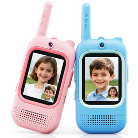 Seaonar video walkie talkies pair for kids ready for outdoor adventures