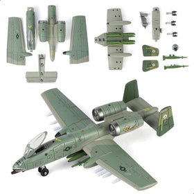 SEBUNAS A-10 Thunderbolt II model front view shows accurate silhouette and detailing