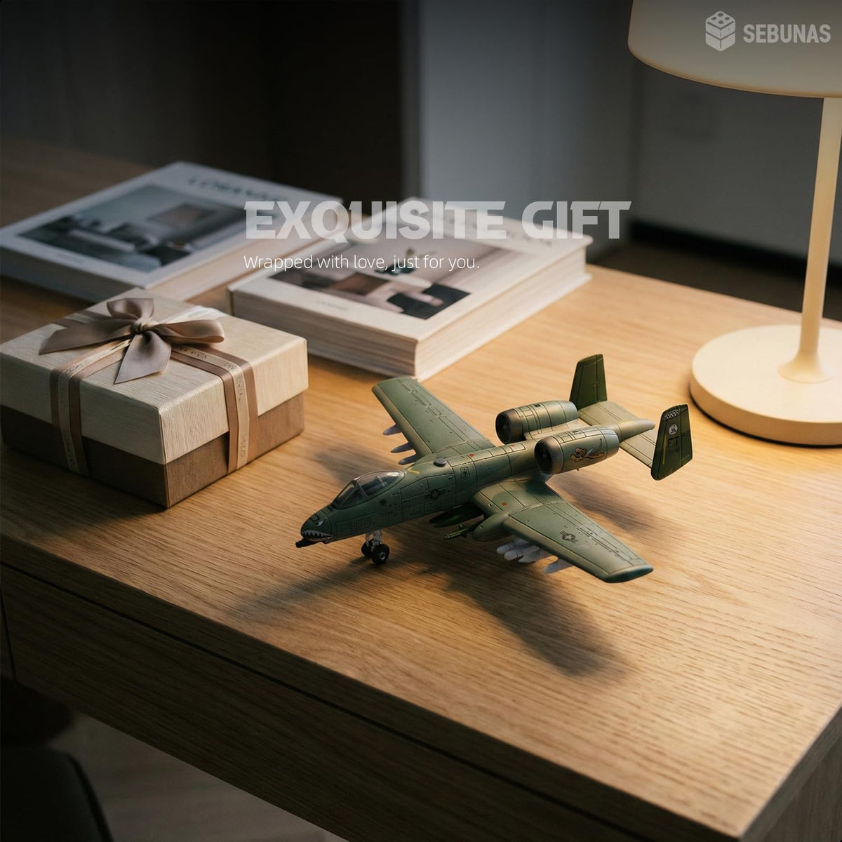 SEBUNAS A-10 Warthog with removable missiles for display options