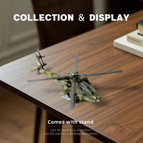 SEBUNAS 1:72 Apache wheels and rotors in motion.