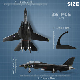SEBUNAS F-14 Tomcat cockpit opens for realistic posing.