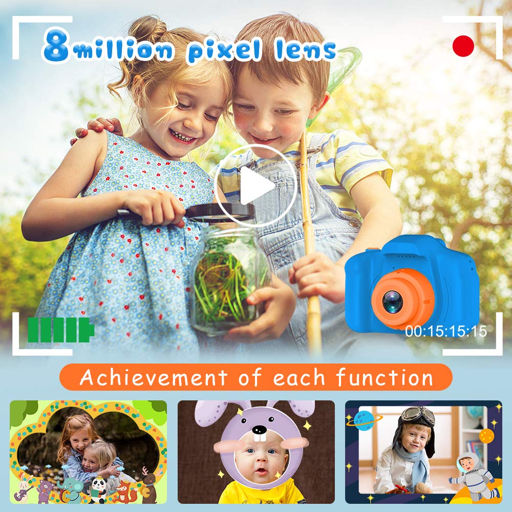 Seckton Upgrade Kids Selfie Camera records 8MP photos and 1080p video.