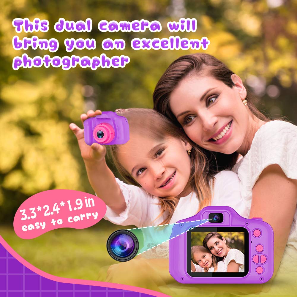Seckton Upgrade Kids Selfie Camera dual-camera setup for selfies