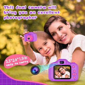 Seckton Upgrade Kids Selfie Camera dual-camera setup for selfies