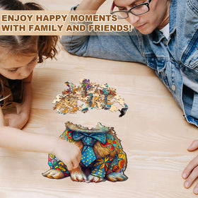 SECOGM colorful bunny artwork puzzle image highlights vibrant design