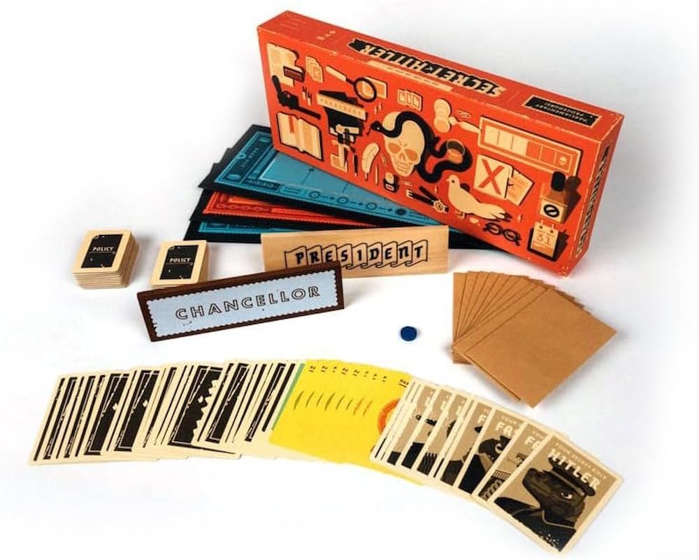 Secret Hitler hidden roles envelopes enable secure setup and surprising reveals