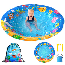 SEDITY baby beach pool unfolds to create a spacious, safe play area for toddlers.