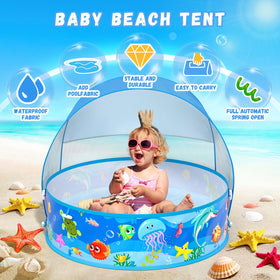 Sedity baby beach tent portable and travel-ready for outdoor use.