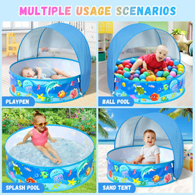 Sedity baby beach tent with UPF 50+ sun protection for outdoors.