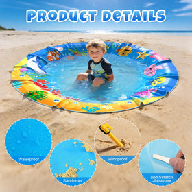 SEDITY beach pool in use with kids showcases versatile outdoor fun.
