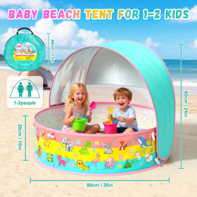 SEDITY Kiddle pool is ideal for beach trips and backyard fun with family.
