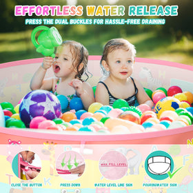 SEDITY Kiddle pool enables spacious water play and ball pit setup for toddlers.