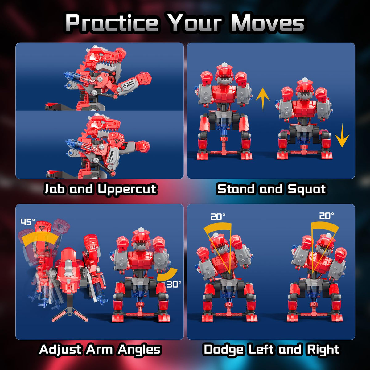 SEDITY Realistic movements with independent upper and lower bodies