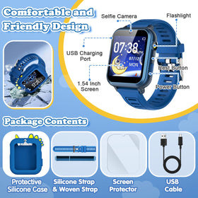 Sedzofan Kids Smart Watch alarm settings illustrate time management features