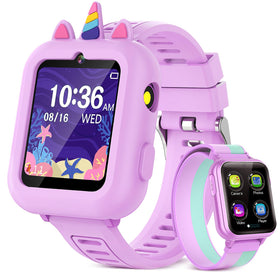 Sedzofan Kids Smart Watch front view showing durable design for active play.
