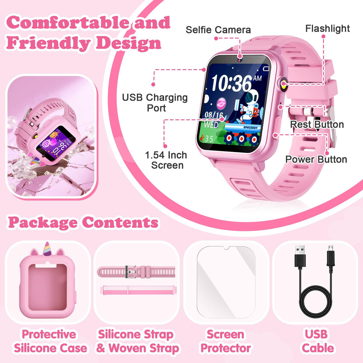 Sedzofan long battery smartwatch lasts through days of activity