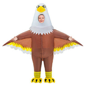 Seeds of Light Eagle Inflatable Costume front view showing playful Independence Day look and size fit