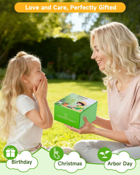 Seedypop kid-friendly gardening kit ready for gift-giving and nature play