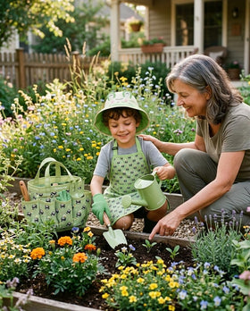 Seedypop frog hat adds playful sun protection during outdoor gardening