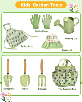 Seedypop real wood handles provide warm feel and comfy grip for small hands