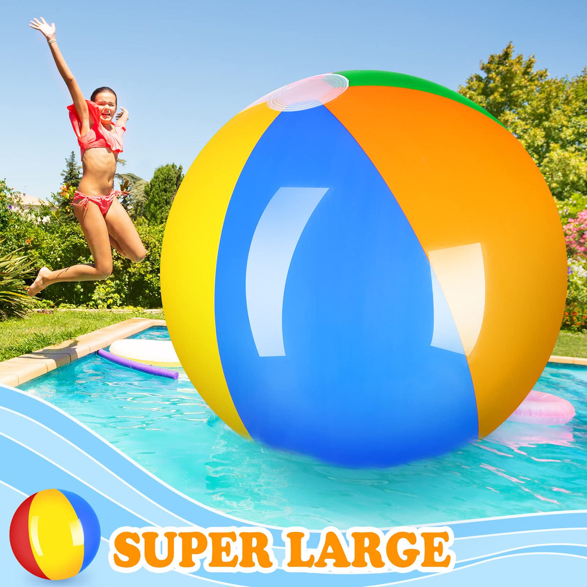 Seematn large-ball is suitable for indoor or outdoor use, ideal for gatherings