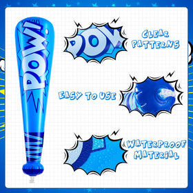 Seematn inflatable pink baseball bat for colorful party activities.
