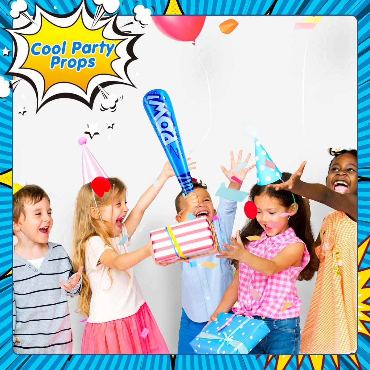 Seematn inflatable bats with pump included for quick setup.