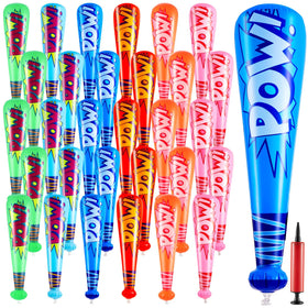 Seematn Mardi Gras inflatable bats bundle for party prizes and games