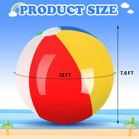 Seematn PVC beach ball is durable yet soft for outdoor play