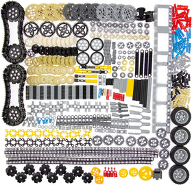 SEEMEY 844Pcs pins gears axles set for versatile DIY building projects